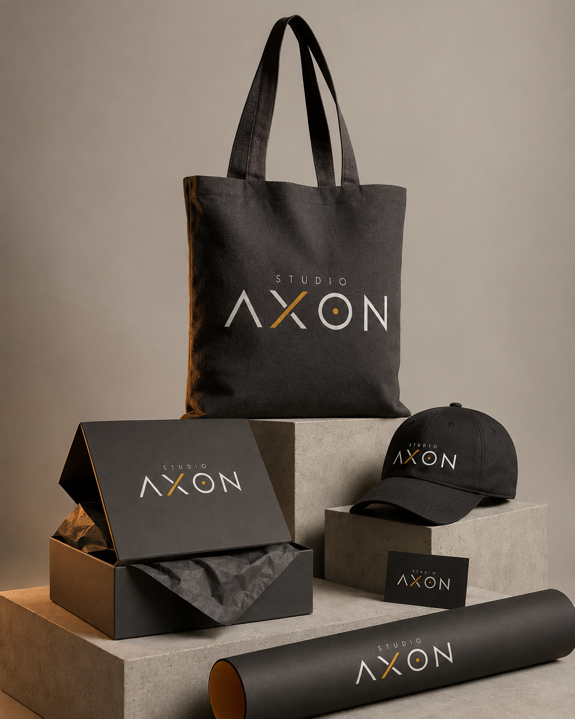 Mockup de identidade visual